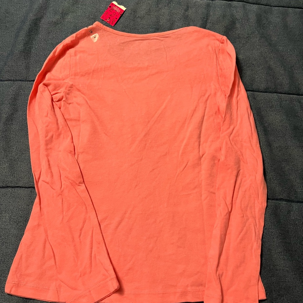 New Total Girl LS shirt- pink size 10/12